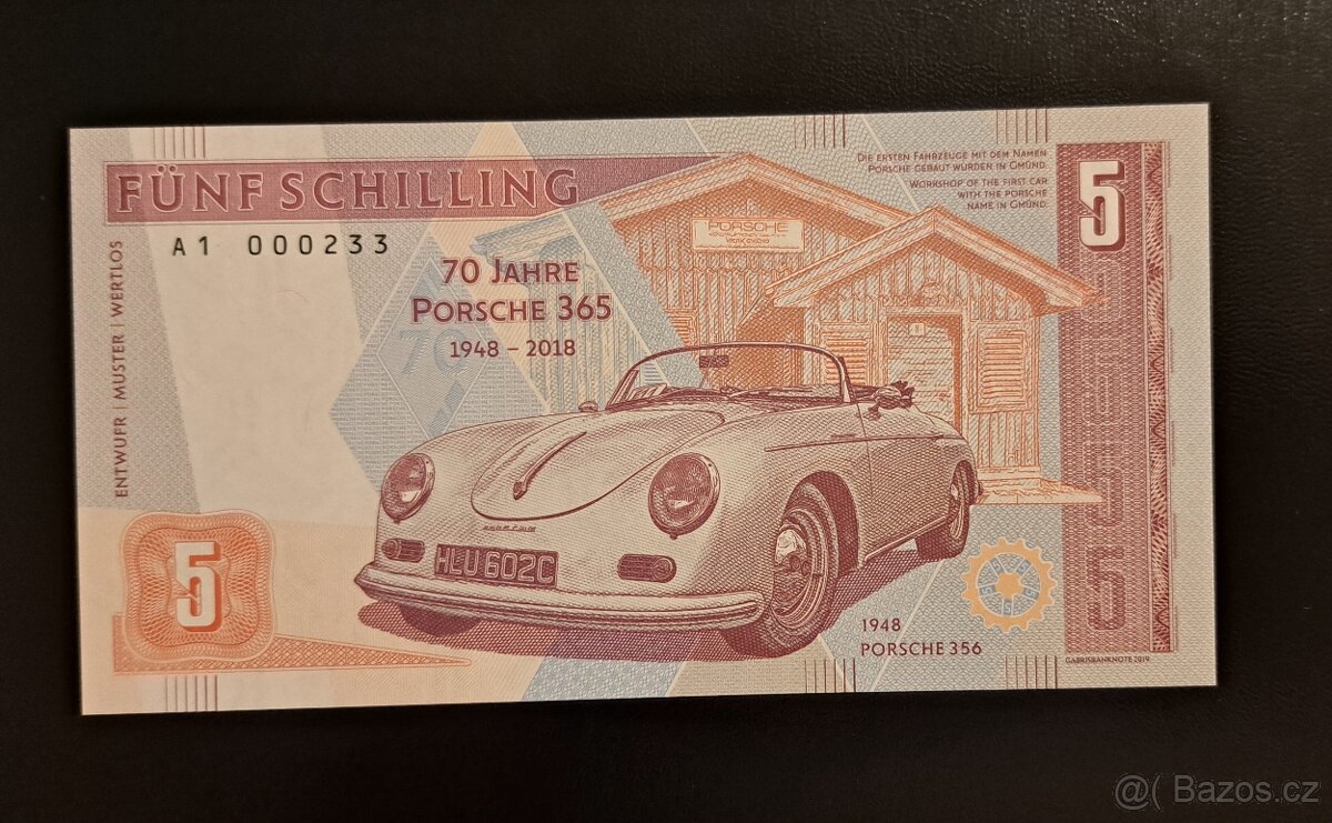 5 korún / 5 schilling Porsche - 2