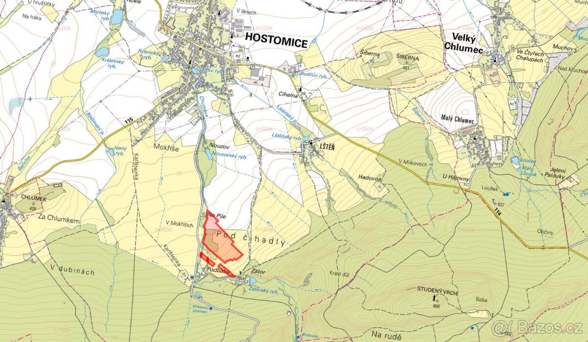 Louka, prodej, Hostomice, Beroun - 2