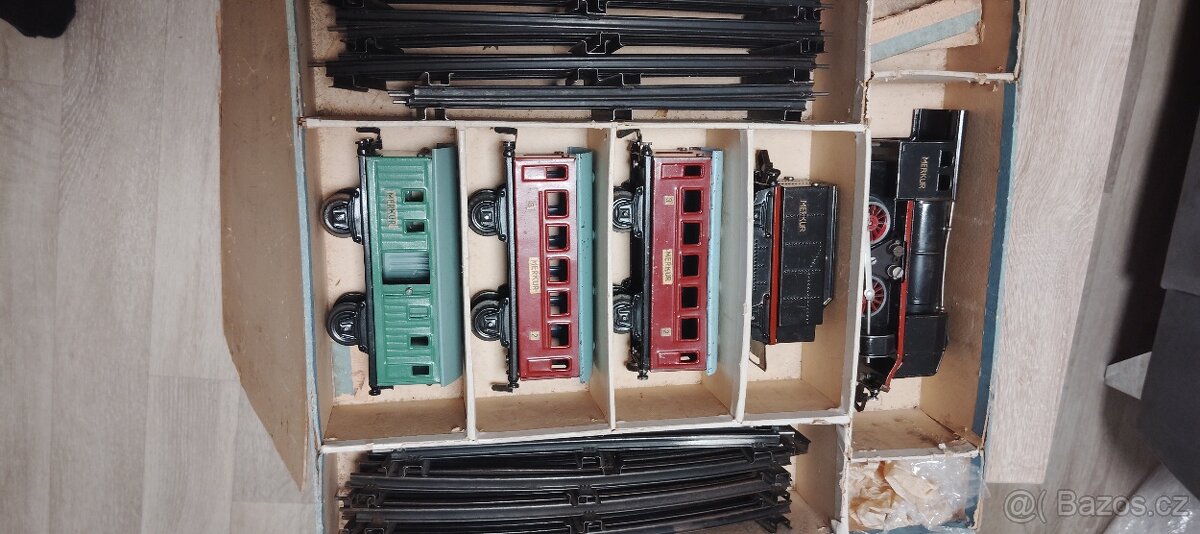 Merkur plechový vláček - 2