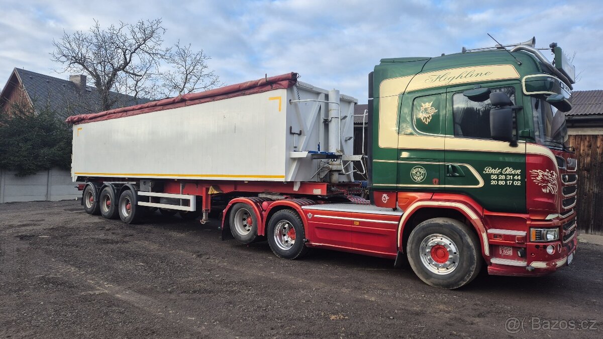 Sklápěcí návěs Schmitz 52m² trojkombinace - 2