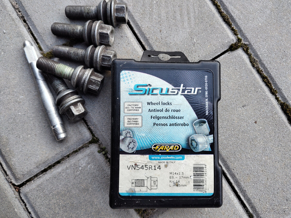 Sada šroubů na kola R14 - 2