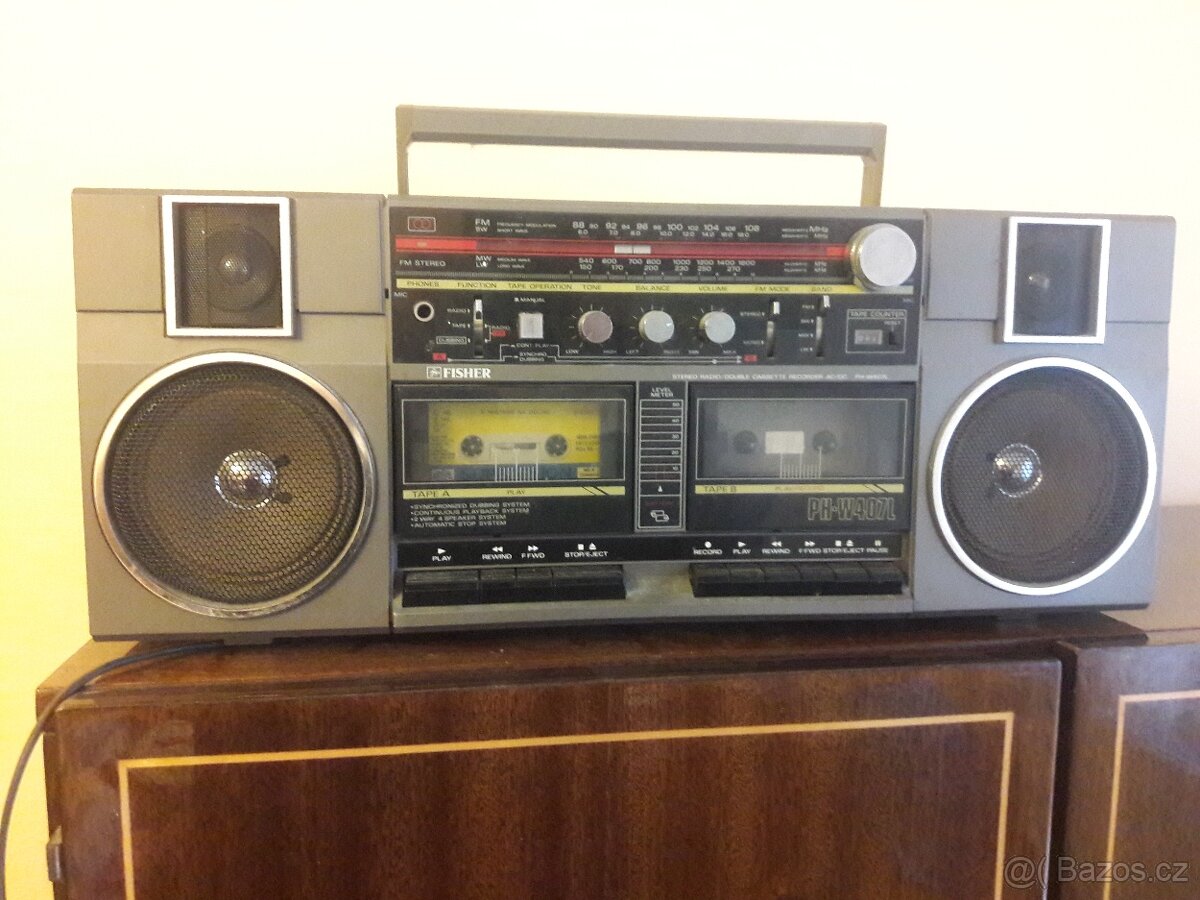 Radiomagnetofon Fisher dabl - 2