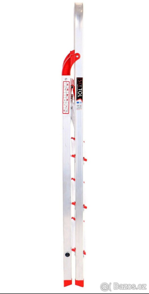 Alu skládací schůdky 3+1 - 2