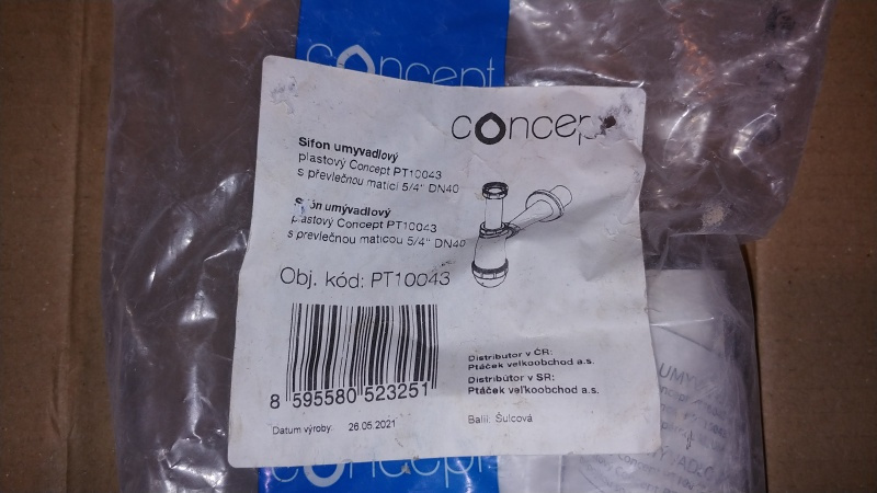 Sifon umyvadlový Concept - 2