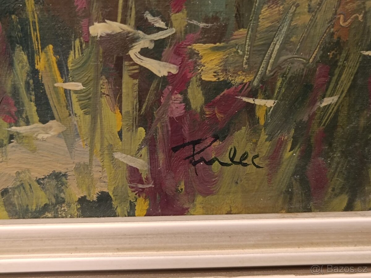 Obraz František Pulec, Šumava, olej 43x73 - 2
