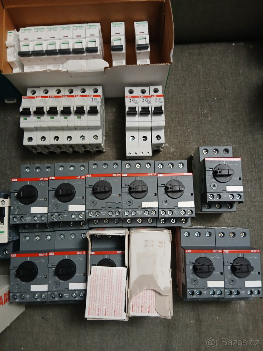 Motorové spouštěče , jističe - 2