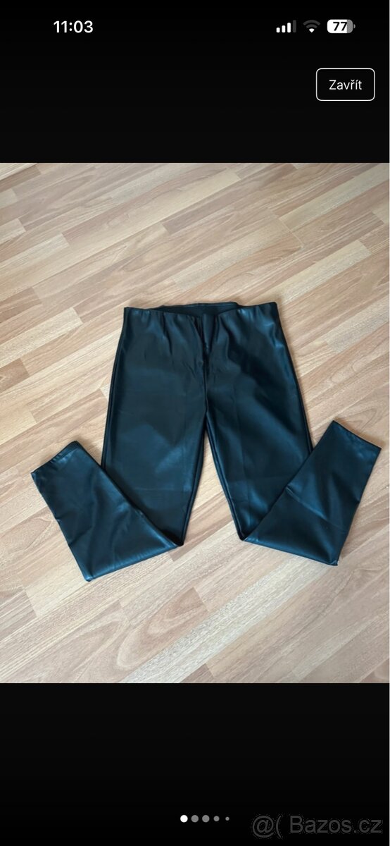 Kalhoty imitace kůže 44 - 2