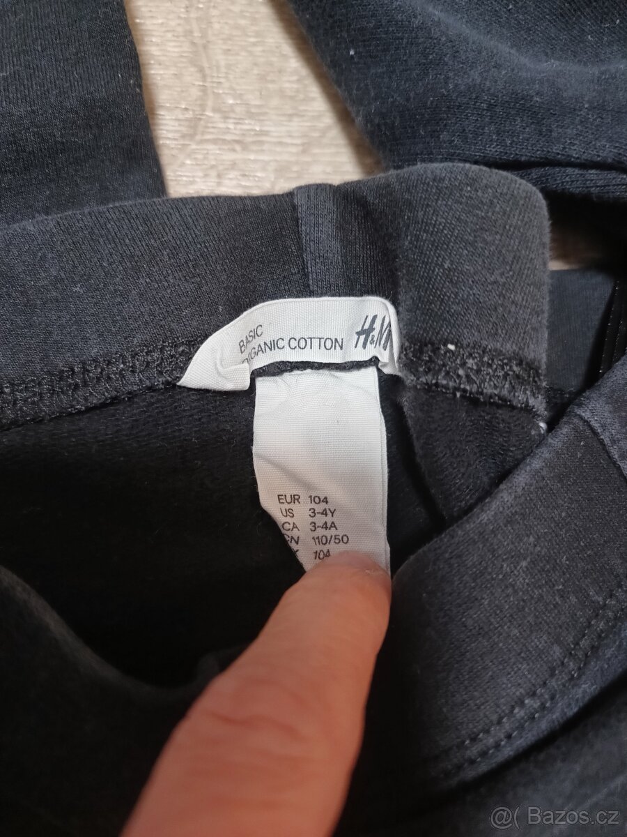 Černé dívčí oblečení H&M - set vel. 98/104 - 2