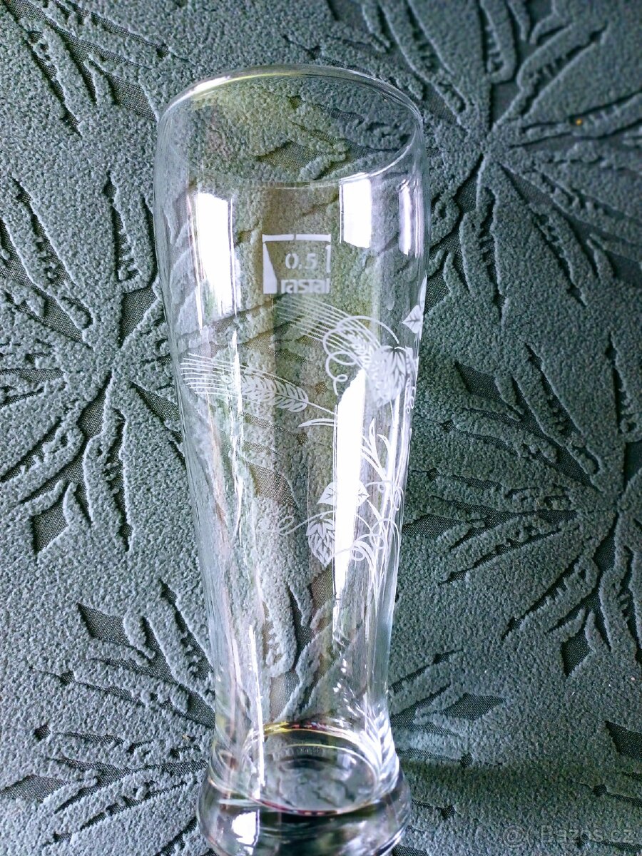 Broušená sklenice 0,5 l - 2