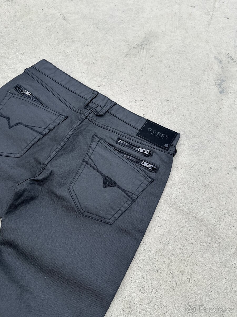 GUESS džíny – černé/tmavě modré| Y2K straight fit - 2