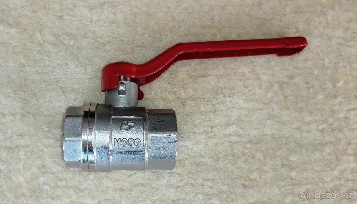 Kulový kohout s pákou 3/4" MF s ucpávkou PN 25 - 2
