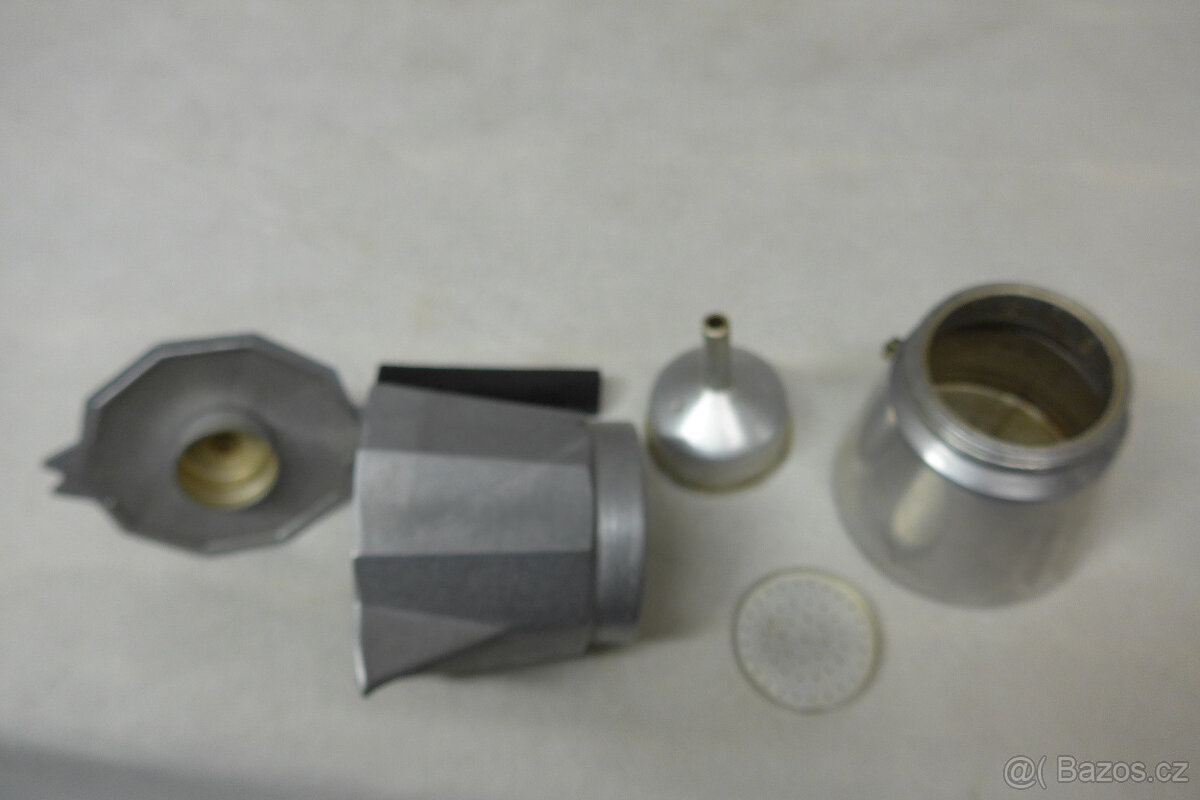 Stará CeloKovová Konvice s Cednikem Hlinik - 2