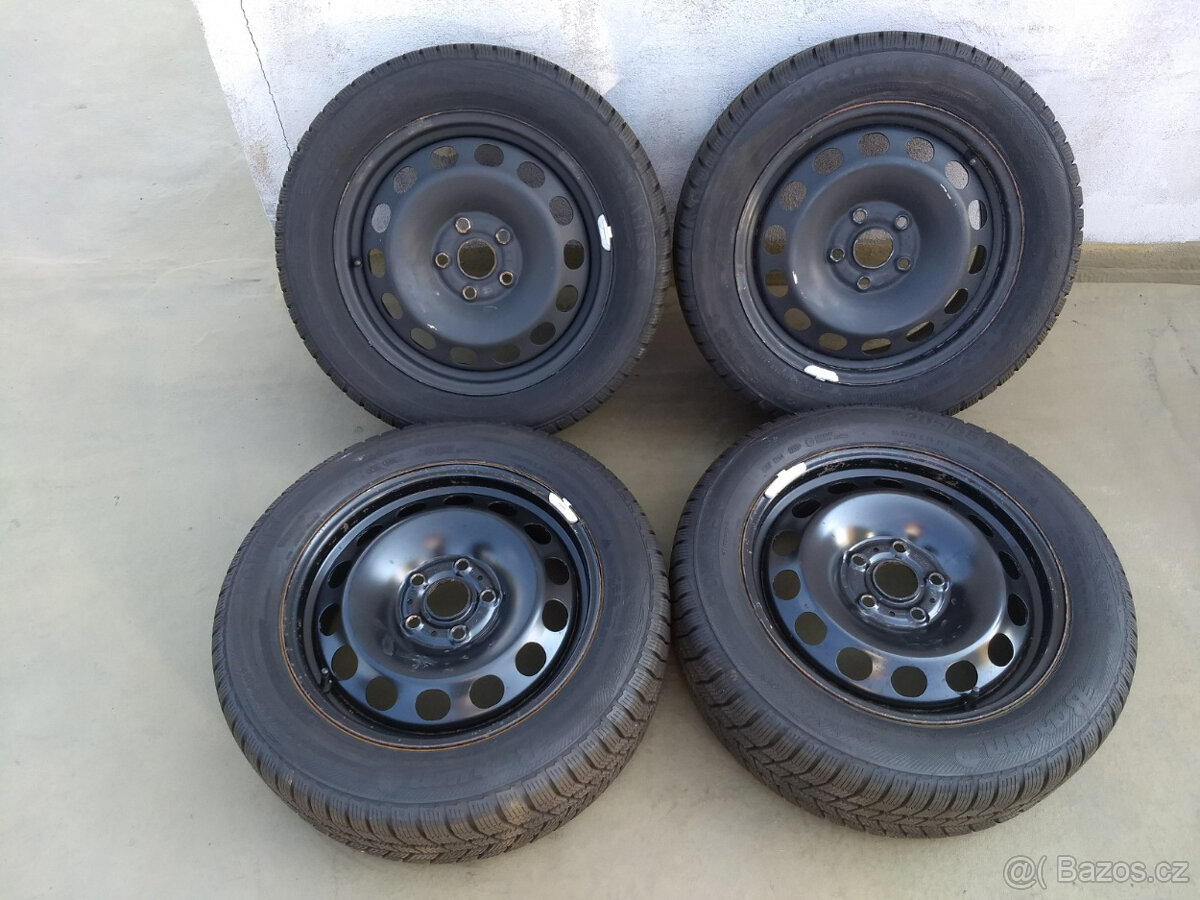 205/55R16 zimní pneu 6x16 5x112 ET48 octavia III 9mm - 2