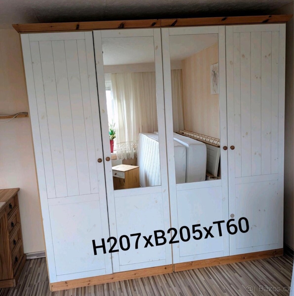 Kompletní ložnice z masivu bílá - 2