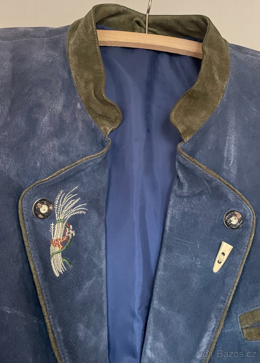 Pánská selská kožená bunda, sako vel. XXL - 2