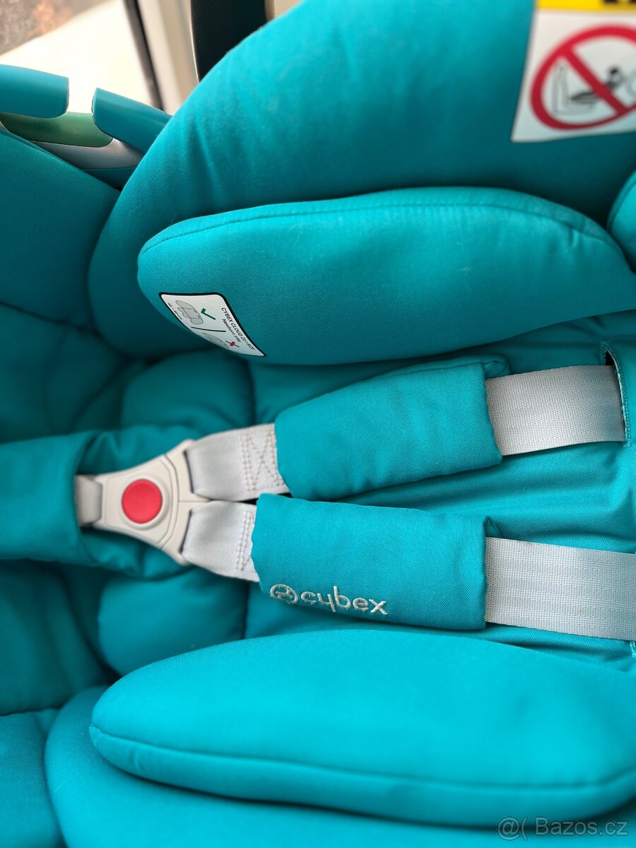 Cybex Cloud Z2 i-Size Platinum River Blue + základna Base Z2 - 2