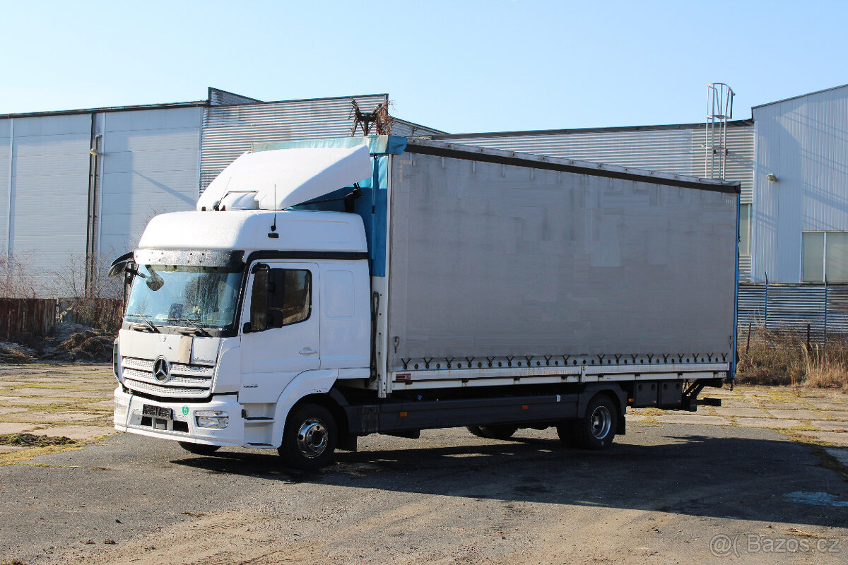 MERCEDES-BENZ ATEGO 1223, HYDRAULICKÉ ČELO, PNEU 90% - 2