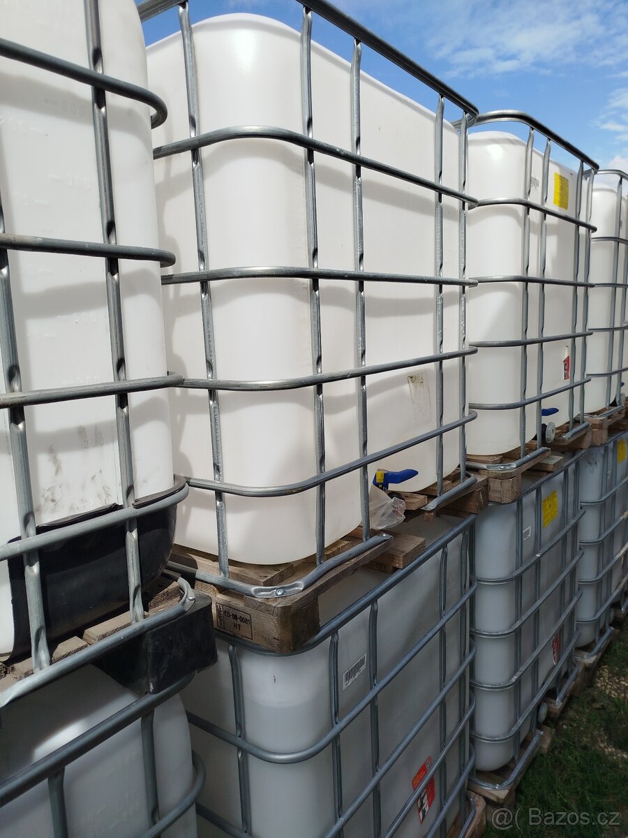 Ibc nádrže 1000l na vodu se širokým horním vikem - 2