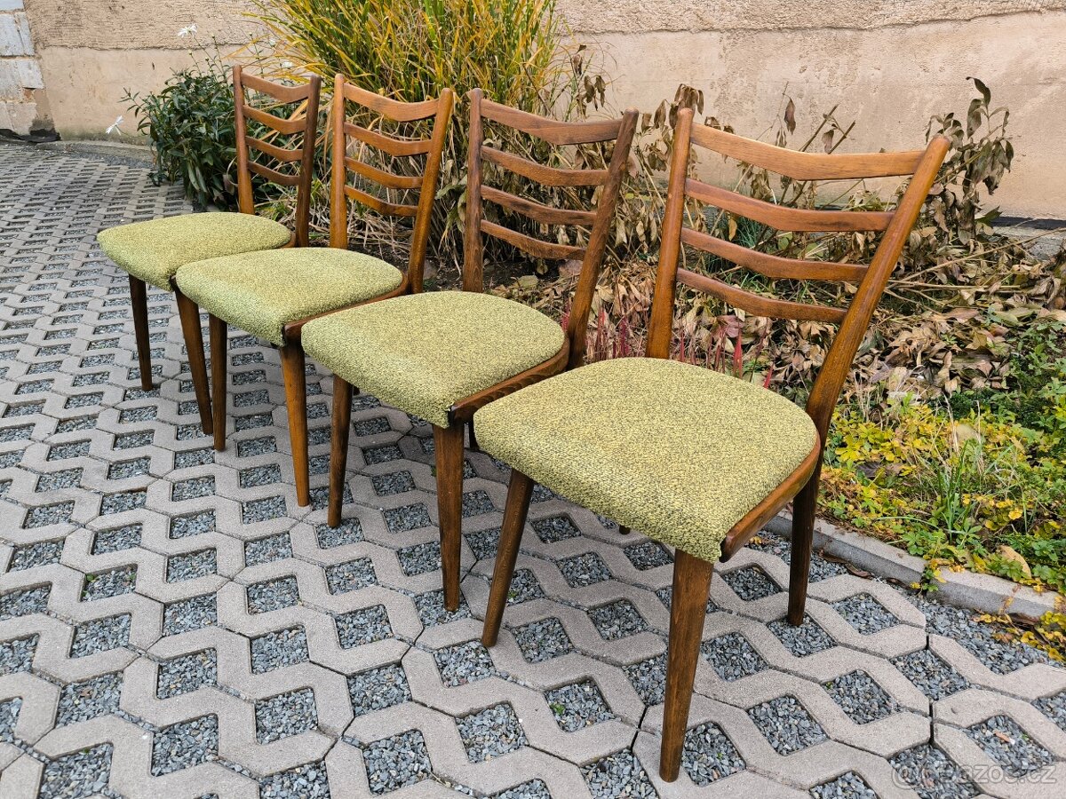 Retro jídelní židle UP Závody - Brusel 60. léta - 2