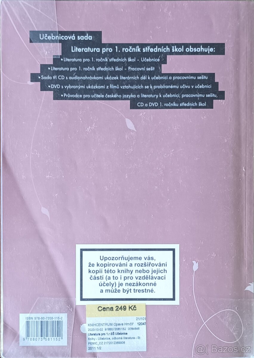 Literatura pro 1. ročník SŠ - učebnice - 2