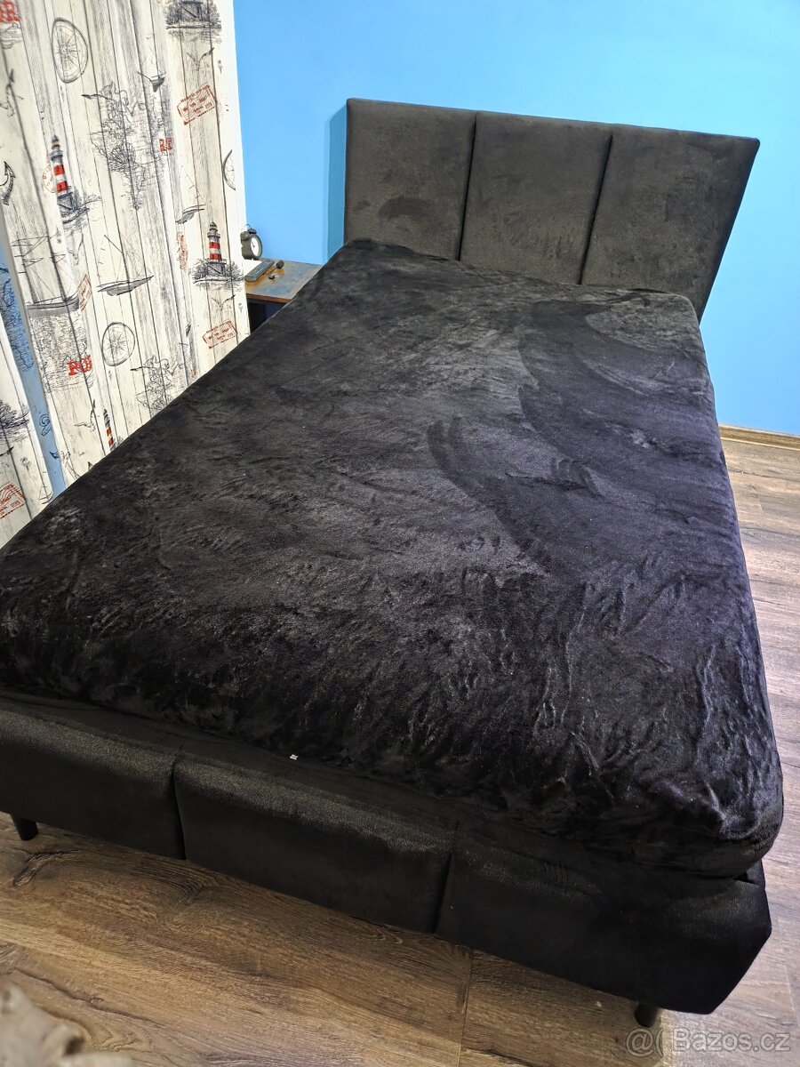 Čalouněná postel LUX 7 s matraci Brigita - 2