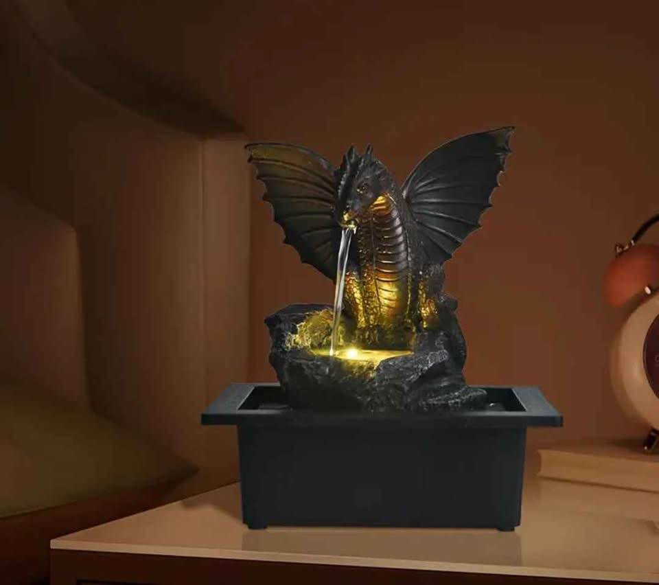 Nová pokojová fontána - drak - 2