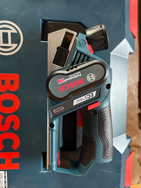 Aku hoblík bez aku Bosch GHO 12V-20 - 2