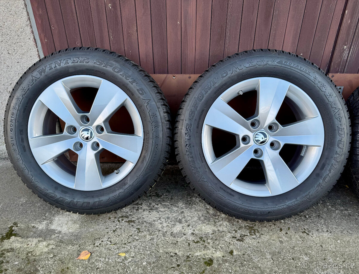 originální ALU kola škoda orion 5x112 - 2