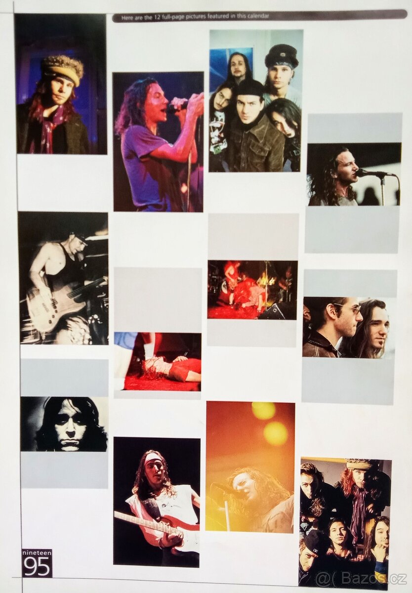 PEARL JAM kalendář - 2