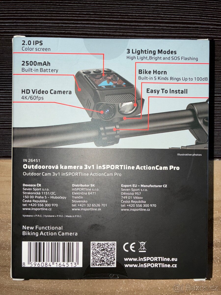 Outdoorová kamera 3v1 - 2