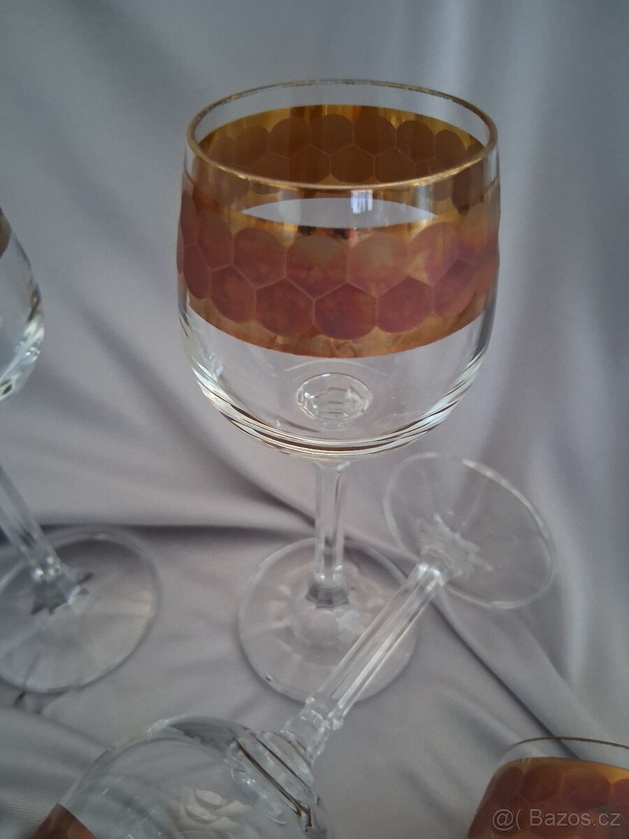 Retro skleničky na likér 6ks - 2