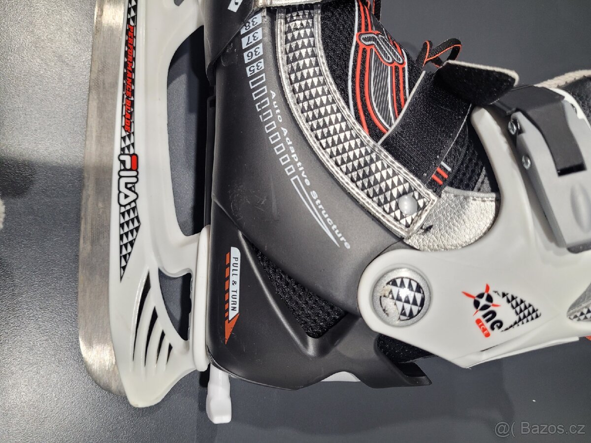 Dětské lední brusle FILA 35-38 vč. tašky - 2