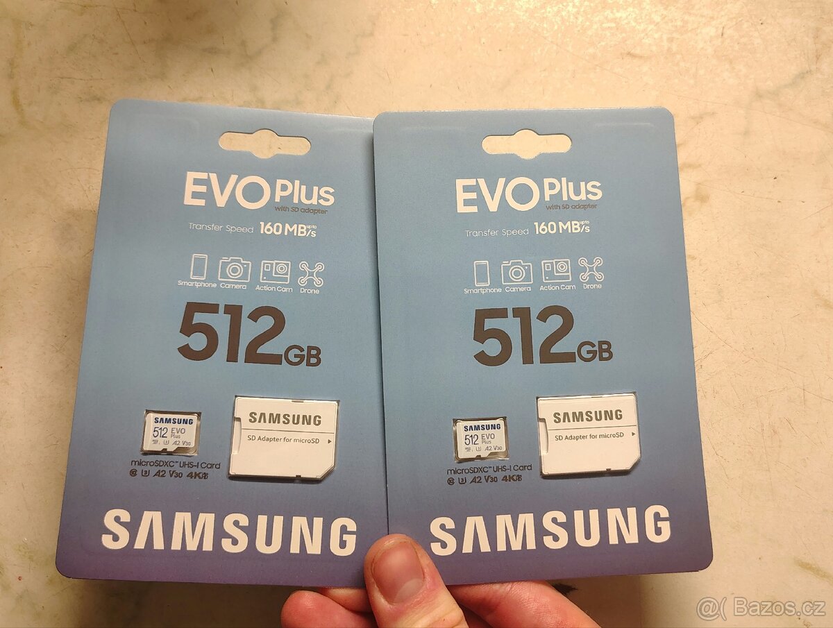 Samsung MicroSDXC 512GB EVO Plus + SD adaptér - 2