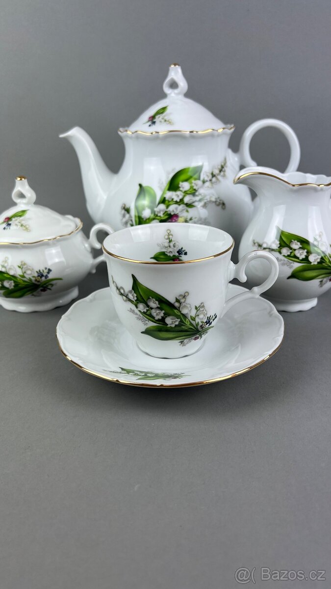 Čajový servis, NOVÝ, Moritz Zdekauer - 2