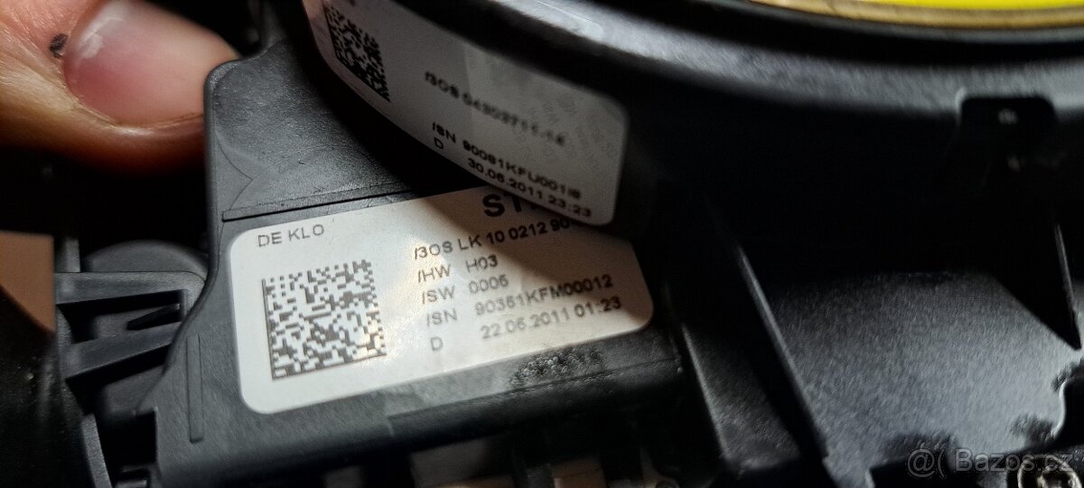 Krouzek airbagu packy pod volant audi a4 4g a7 - 2