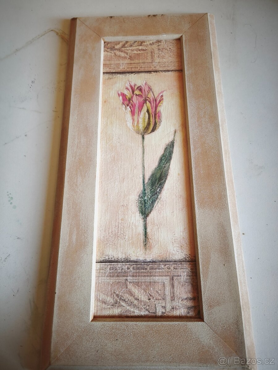 dva obrazy květin - 2