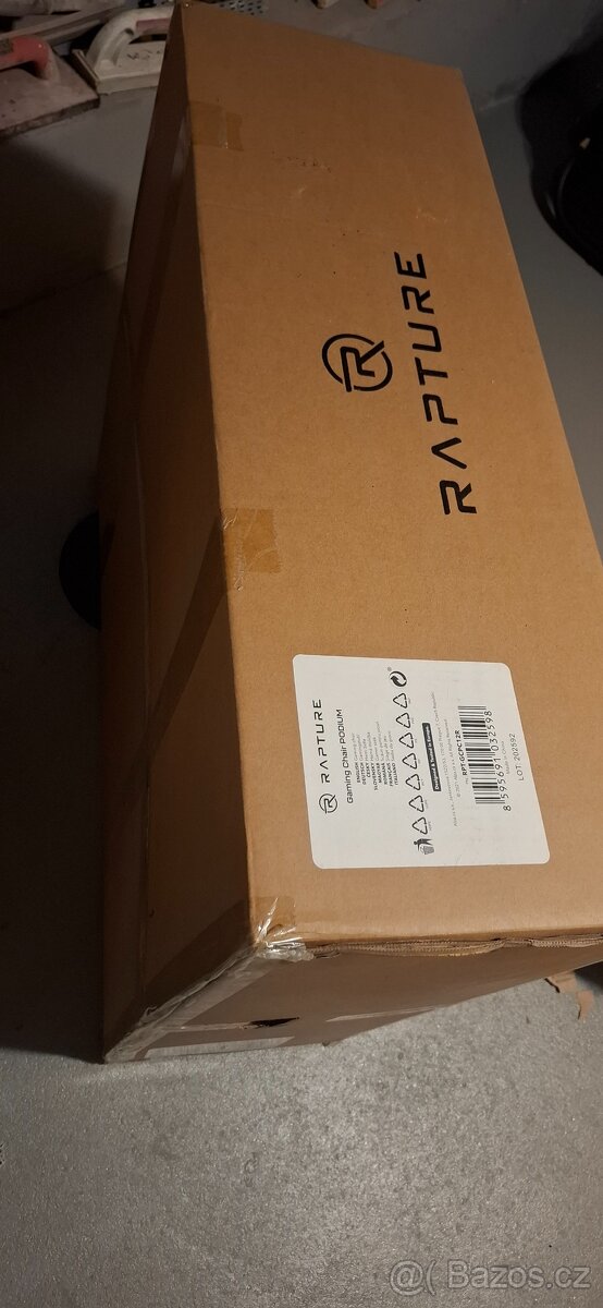 Herní židle Raptor PODIUM černá - 2