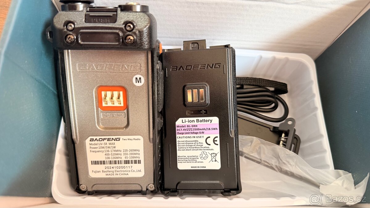 BAOFENG UV-5R MAX – NOVÁ, kompletní balení - 2