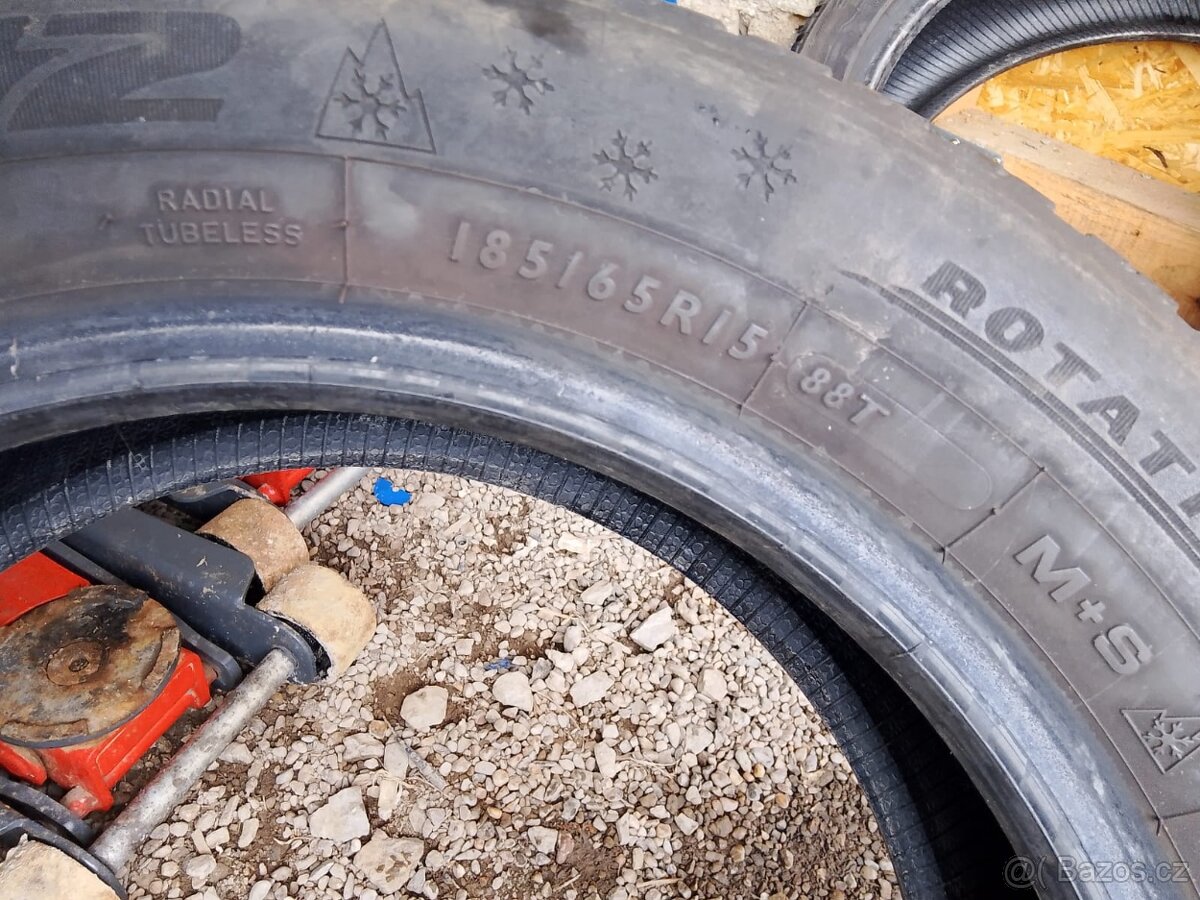 185/65/15 88t Dunlop - zimní pneu 2ks - 2