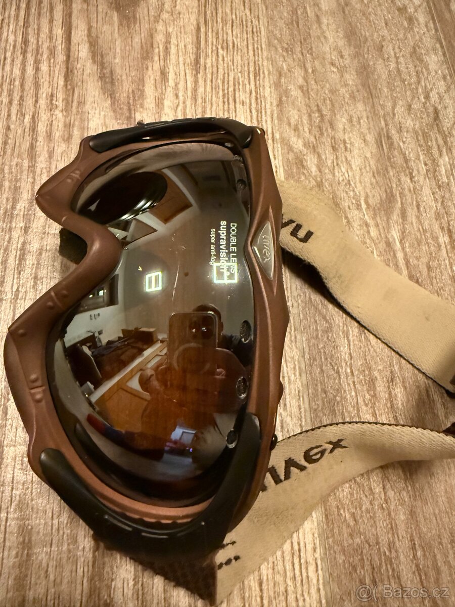 Snowboardová přilba Scot + brýle Uvex - 2