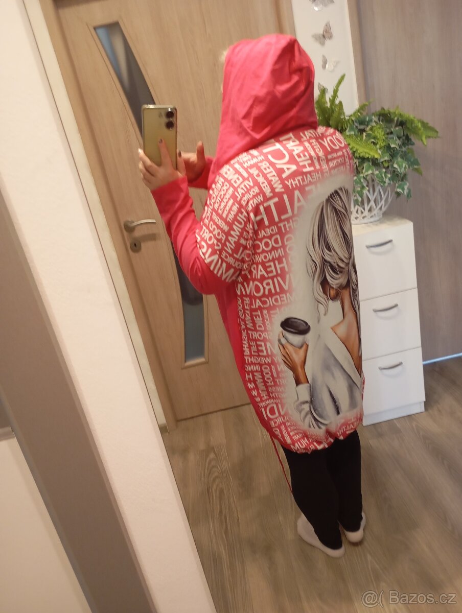 Kardigan růžový - 2