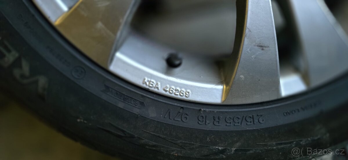 Alu kola 5x112 Platin R16 - 2