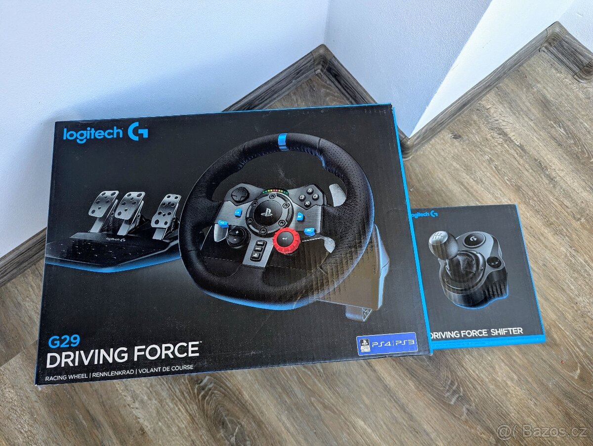 Logitech G29 + řadící páka + TrueBrake mod - 2