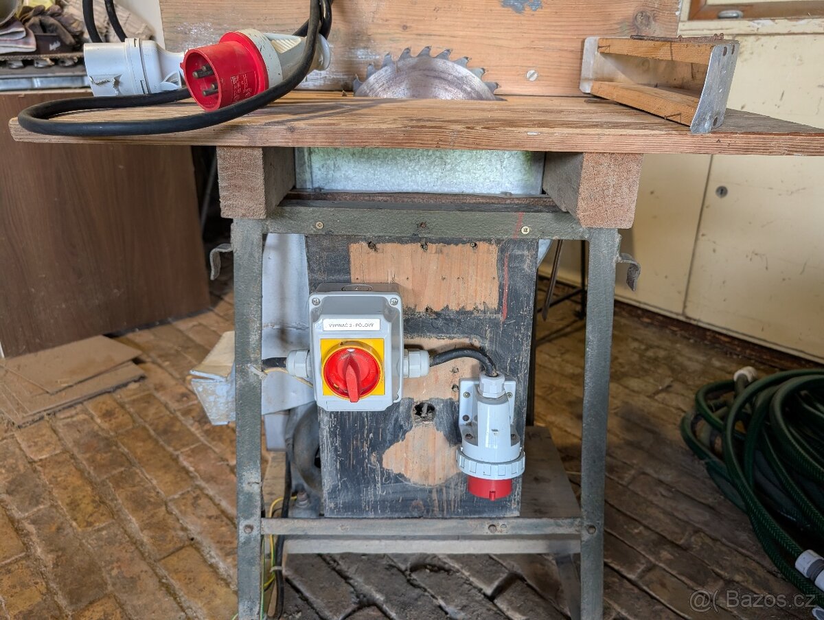 Cirkulárka 380V, hřídel se sklíčidlem - 2