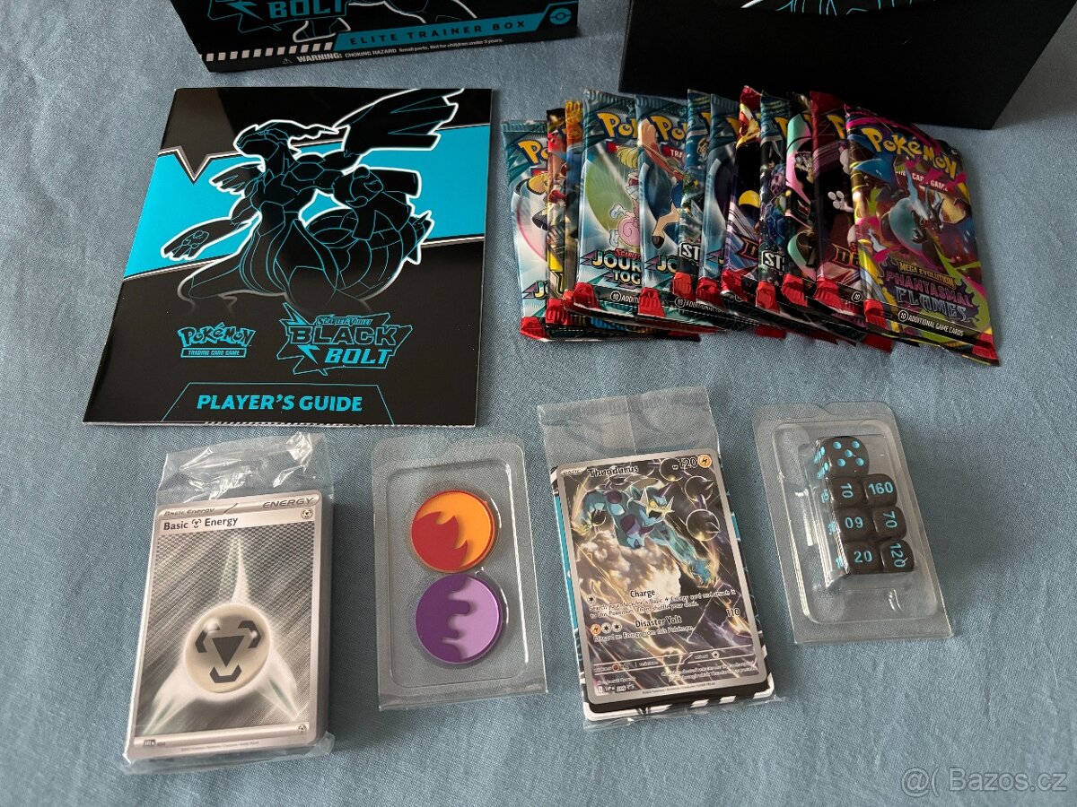 Black Bolt ETB + 10 booster packov (otvorené) - 2