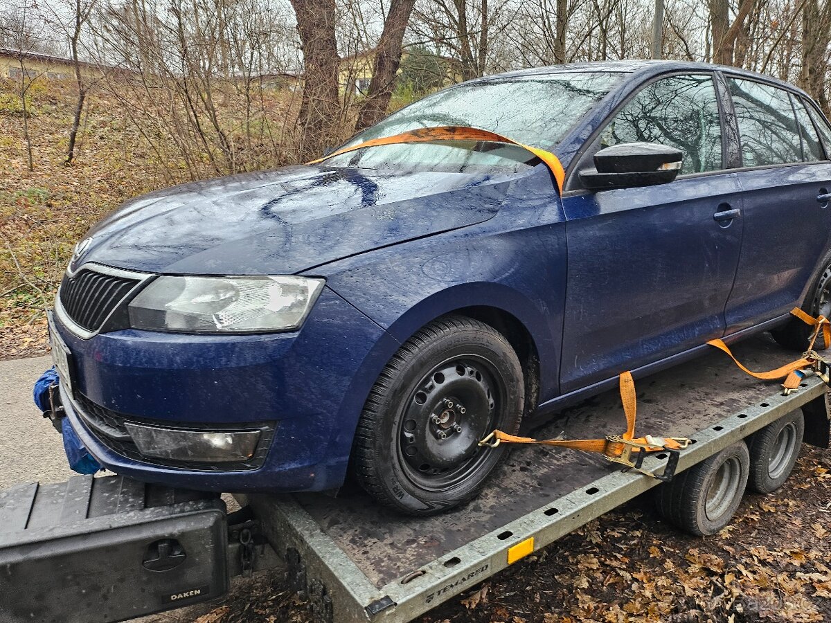 Škoda Rapid spaceback 1.6TDi 85kw r.v2017 - 2