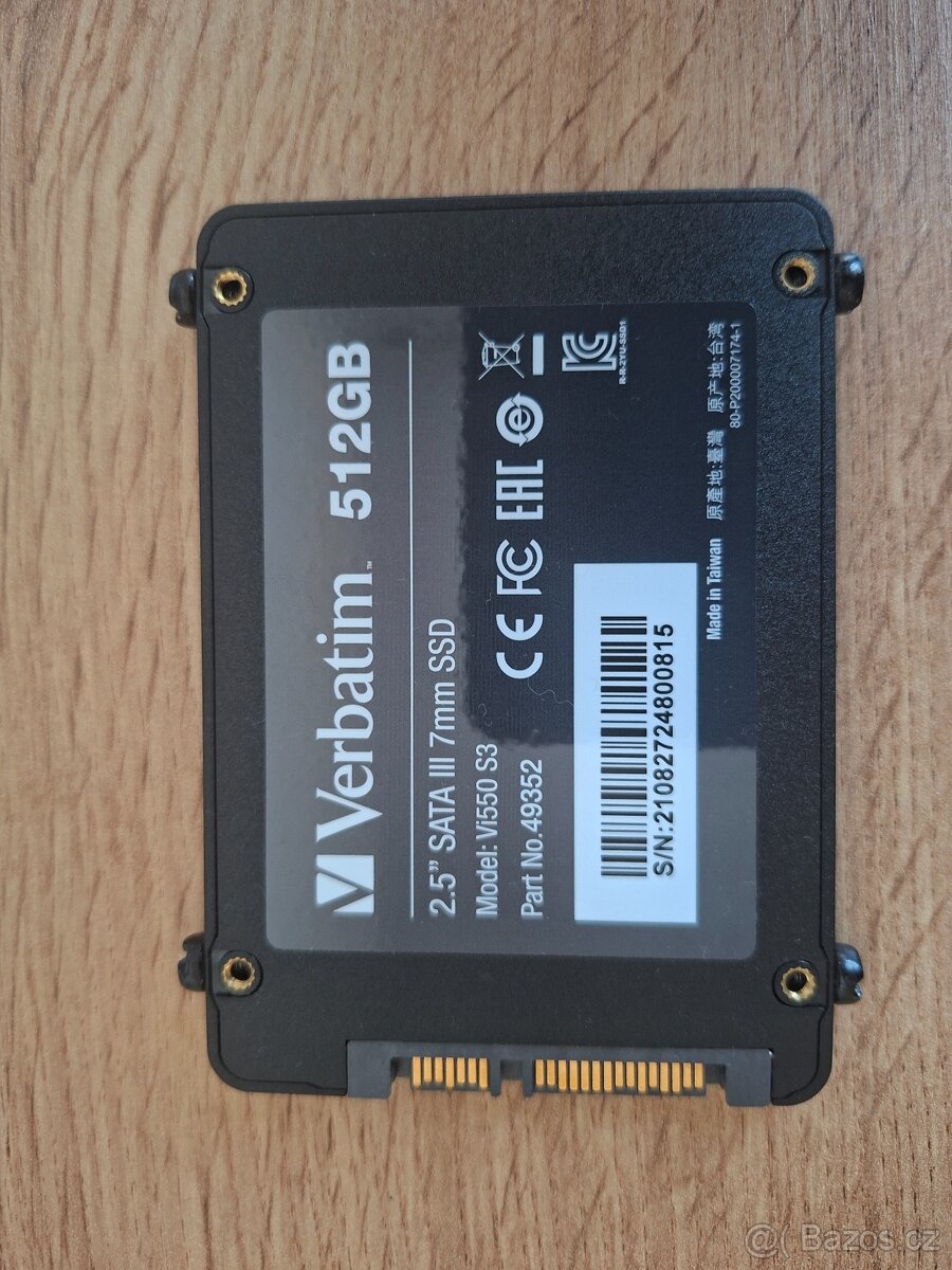 SSD disk Verbatim Vi550 S3 SSD 512GB - 2
