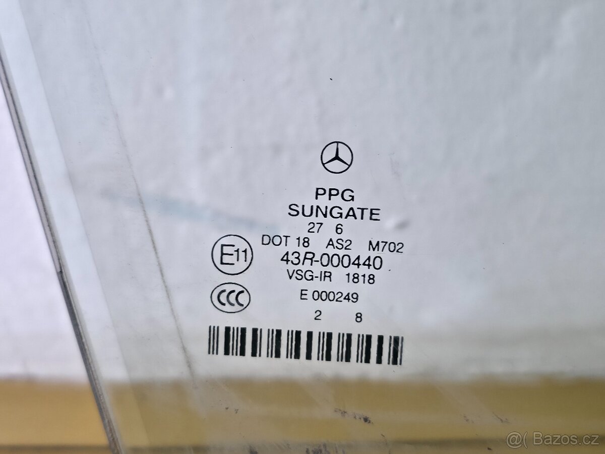 PP sklo Mercedes W211 VSG-IR - 2