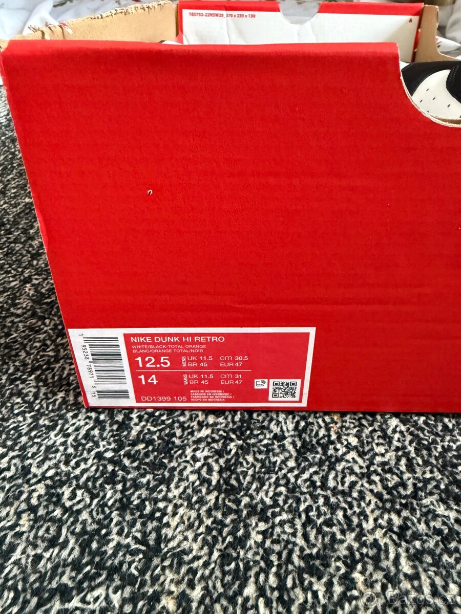 Nike dunk hi retro nové - 2