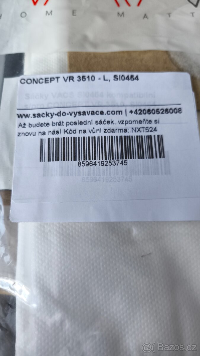 Sačky do vysavače VR3510 - 2